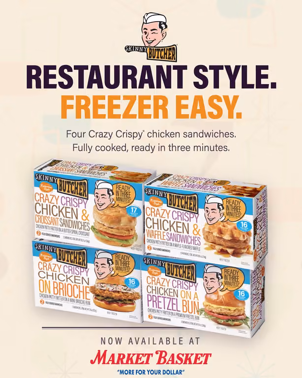 Restaurant-style chicken sandwiches, straight from the freezer. 🙌