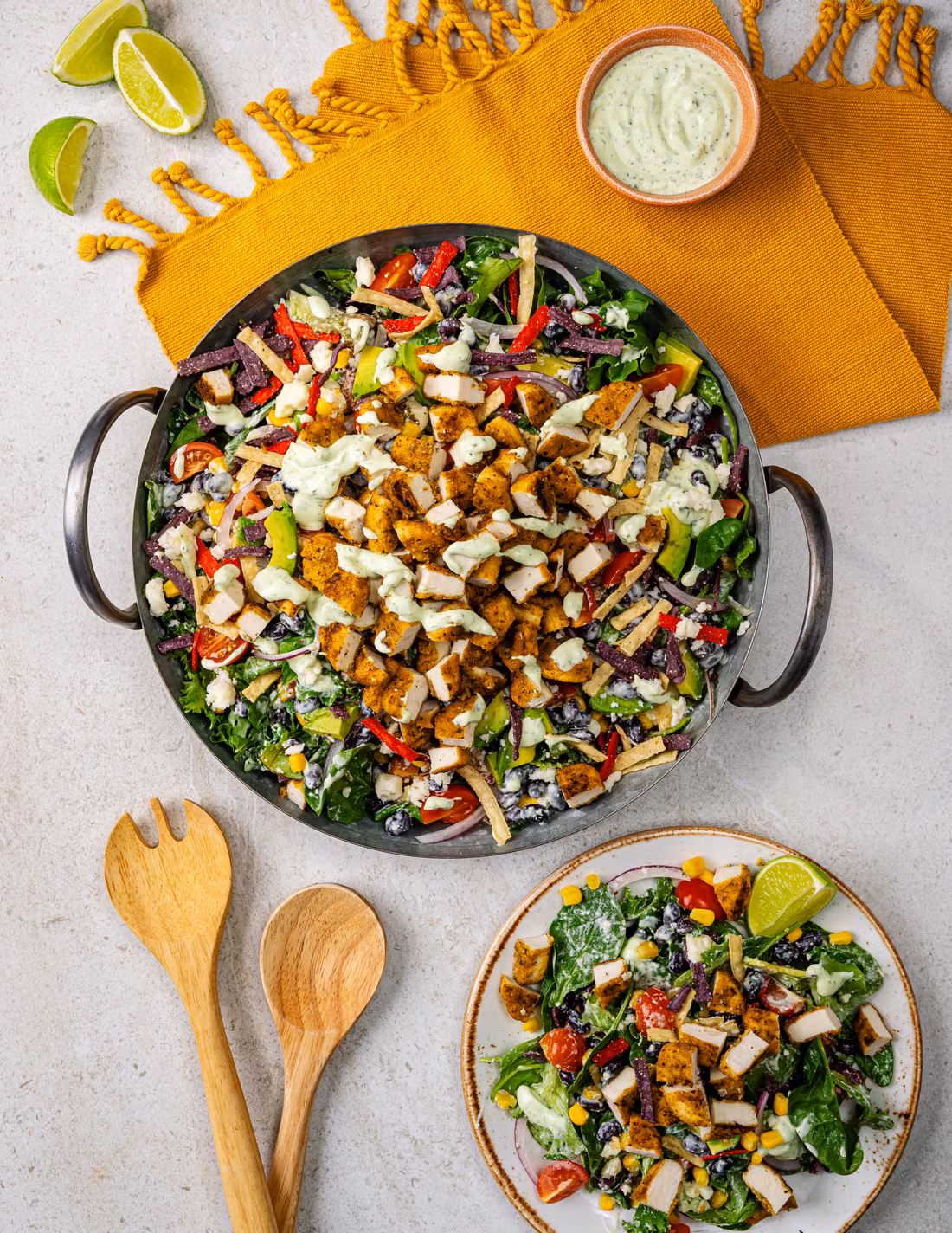 Southwest Cilantro-Lime Chicken Salad, made with Skinny Butcher Crazy Grilled Chicken Nuggets